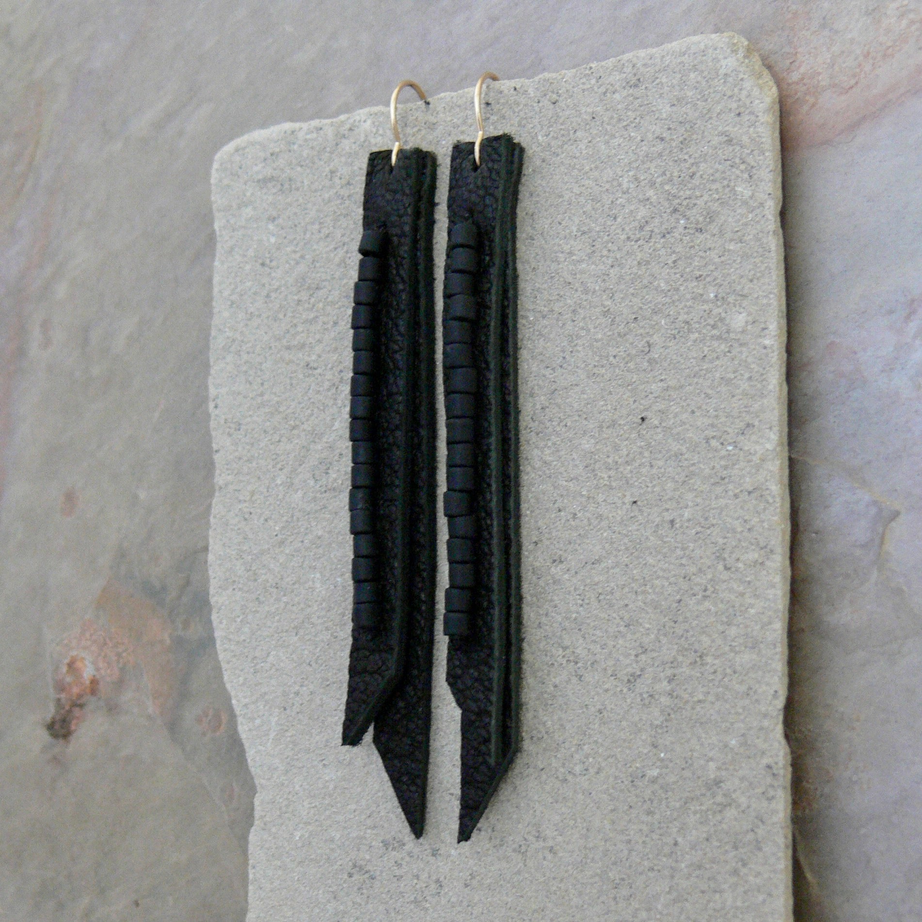 Beaded Fringe Earrings