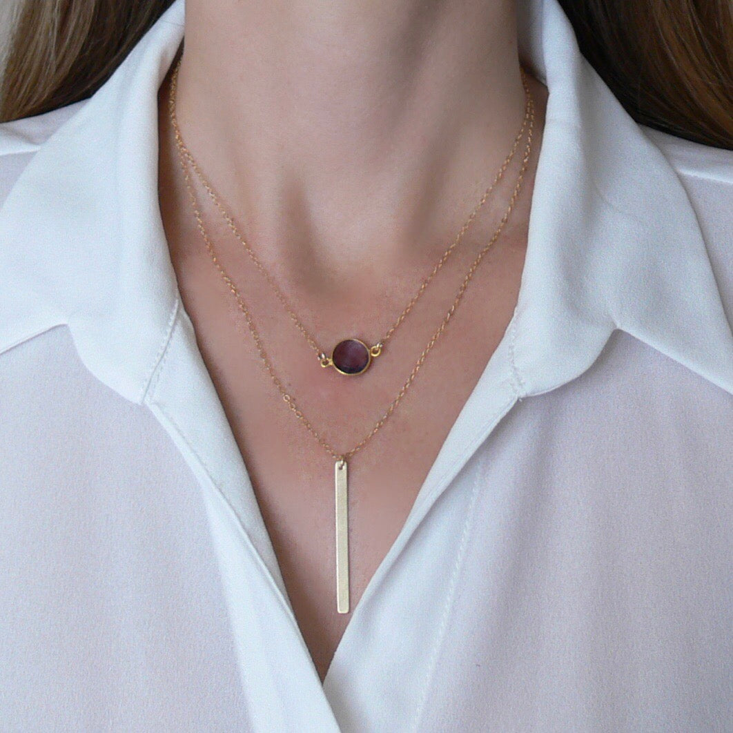 Dainty Bar Necklace