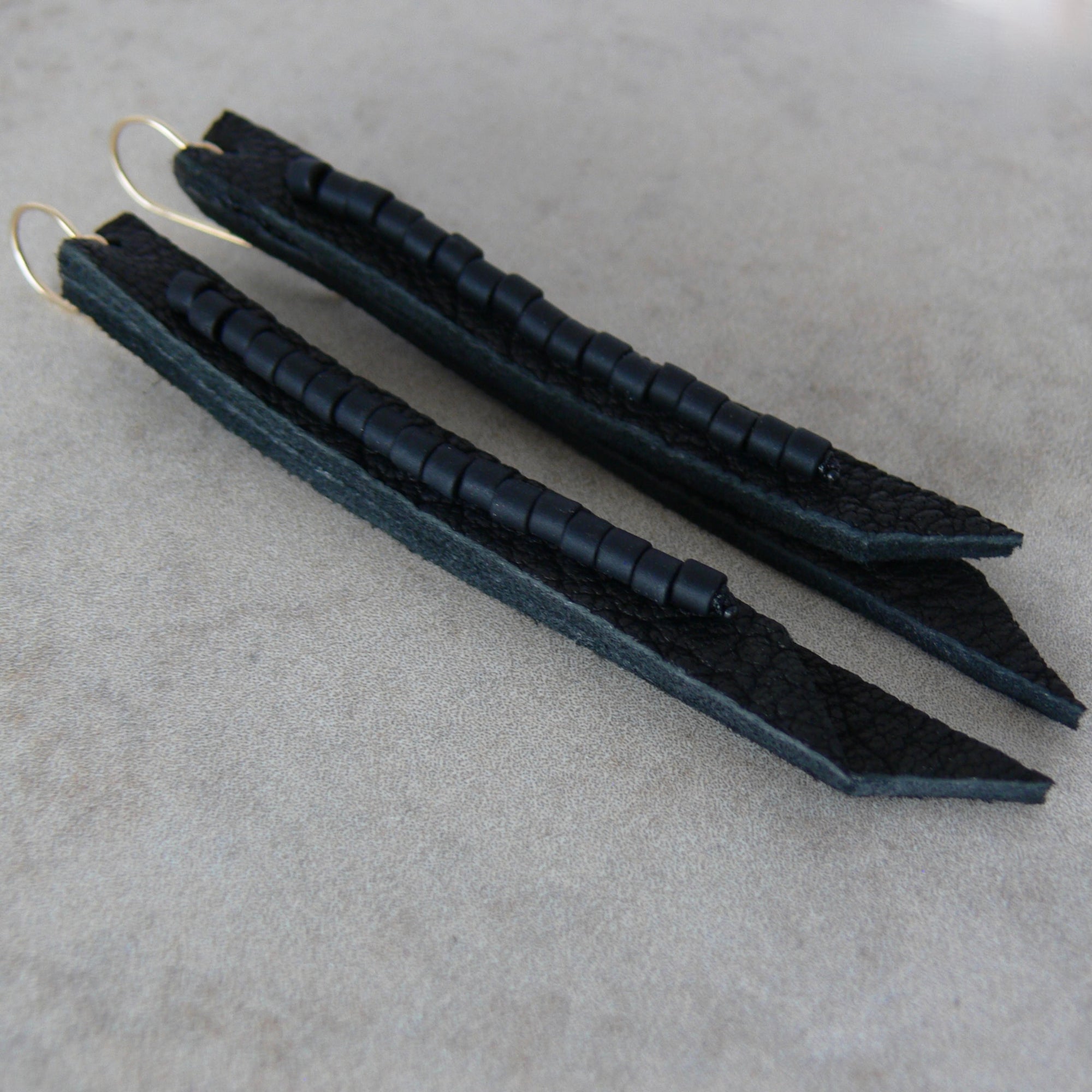 Beaded Fringe Earrings