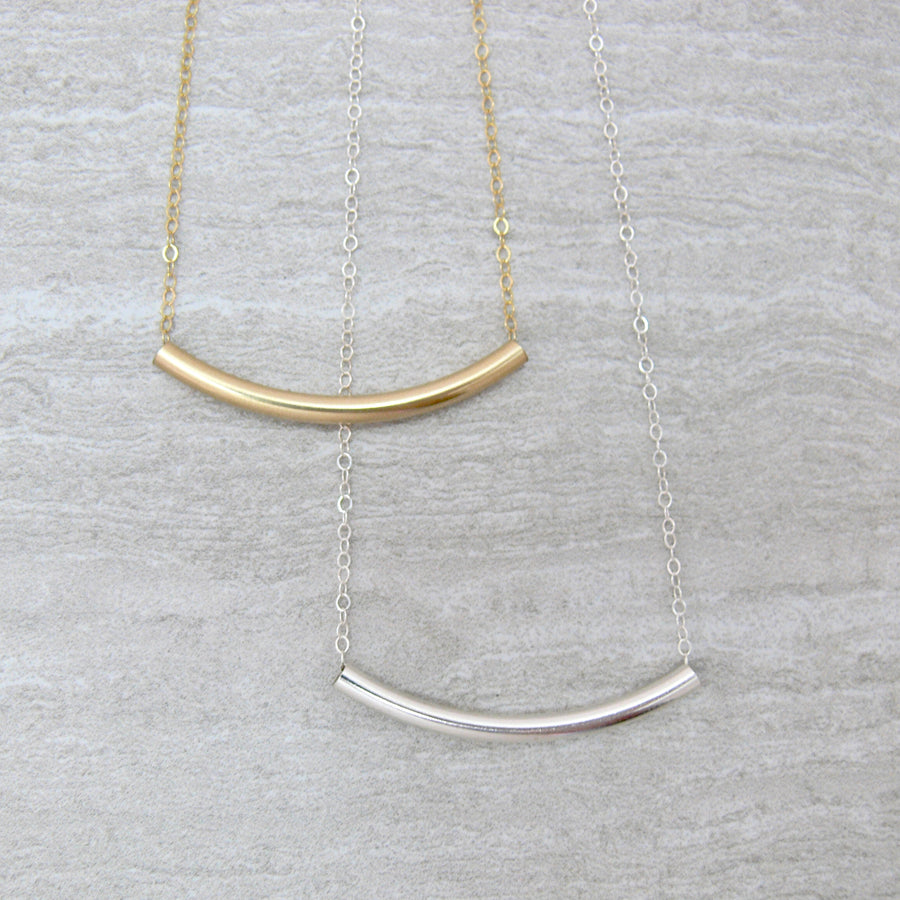 Dainty Large Bead Necklace