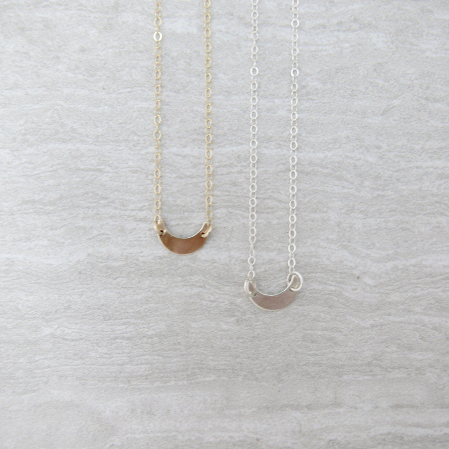 Dainty Moon Necklace