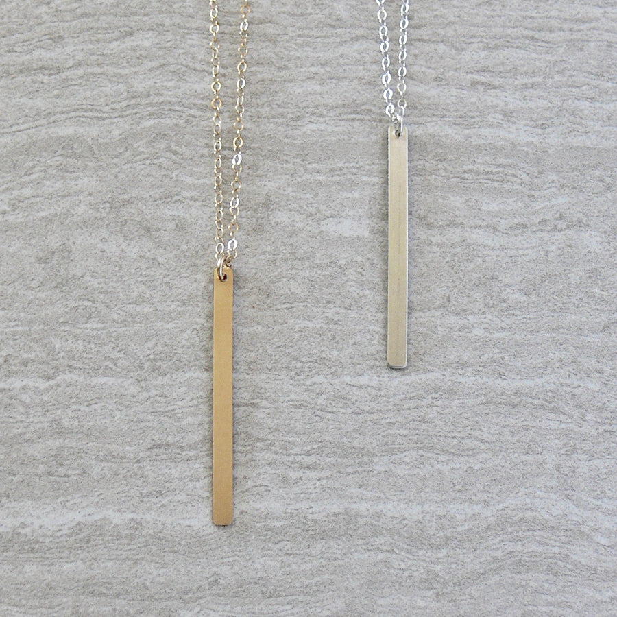 Dainty Bar Necklace