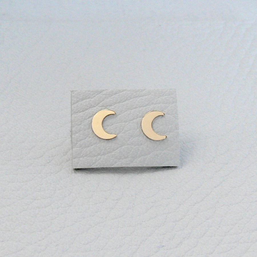 Moon Stud Earrings