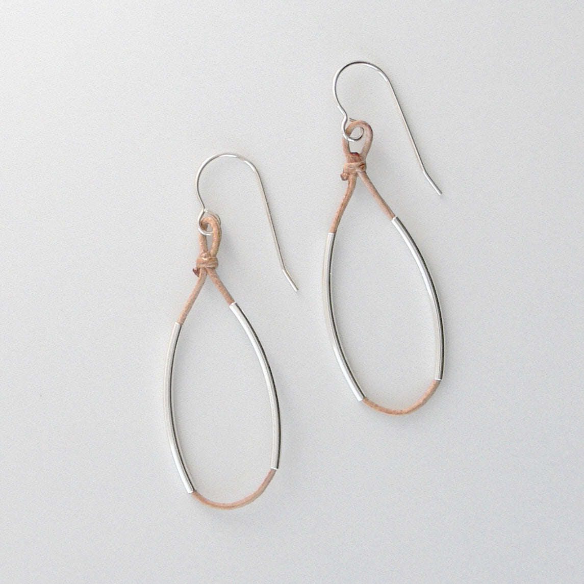 Minimal Wrap Earrings - Silver