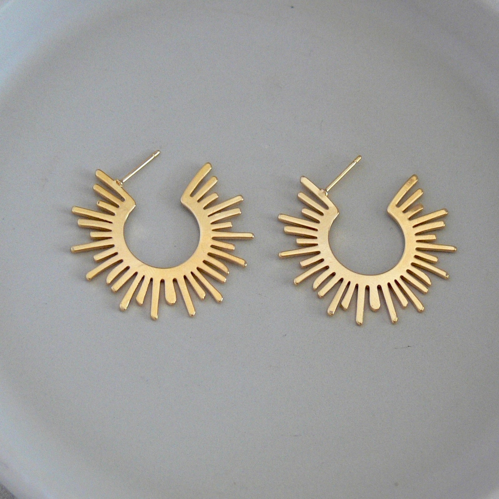 Crowned Earrings