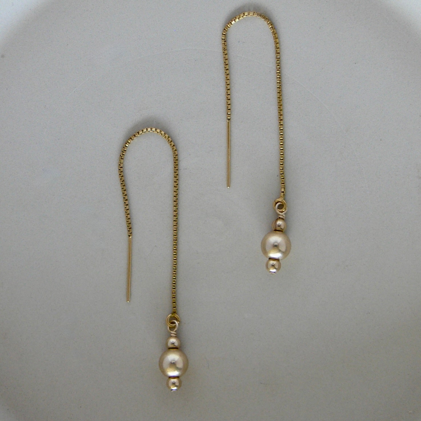 Centered Threader Earrings