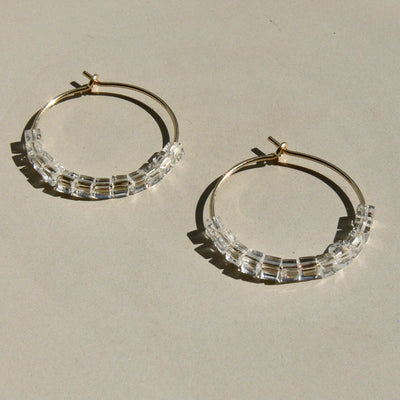 Transparent Hoop Earrings