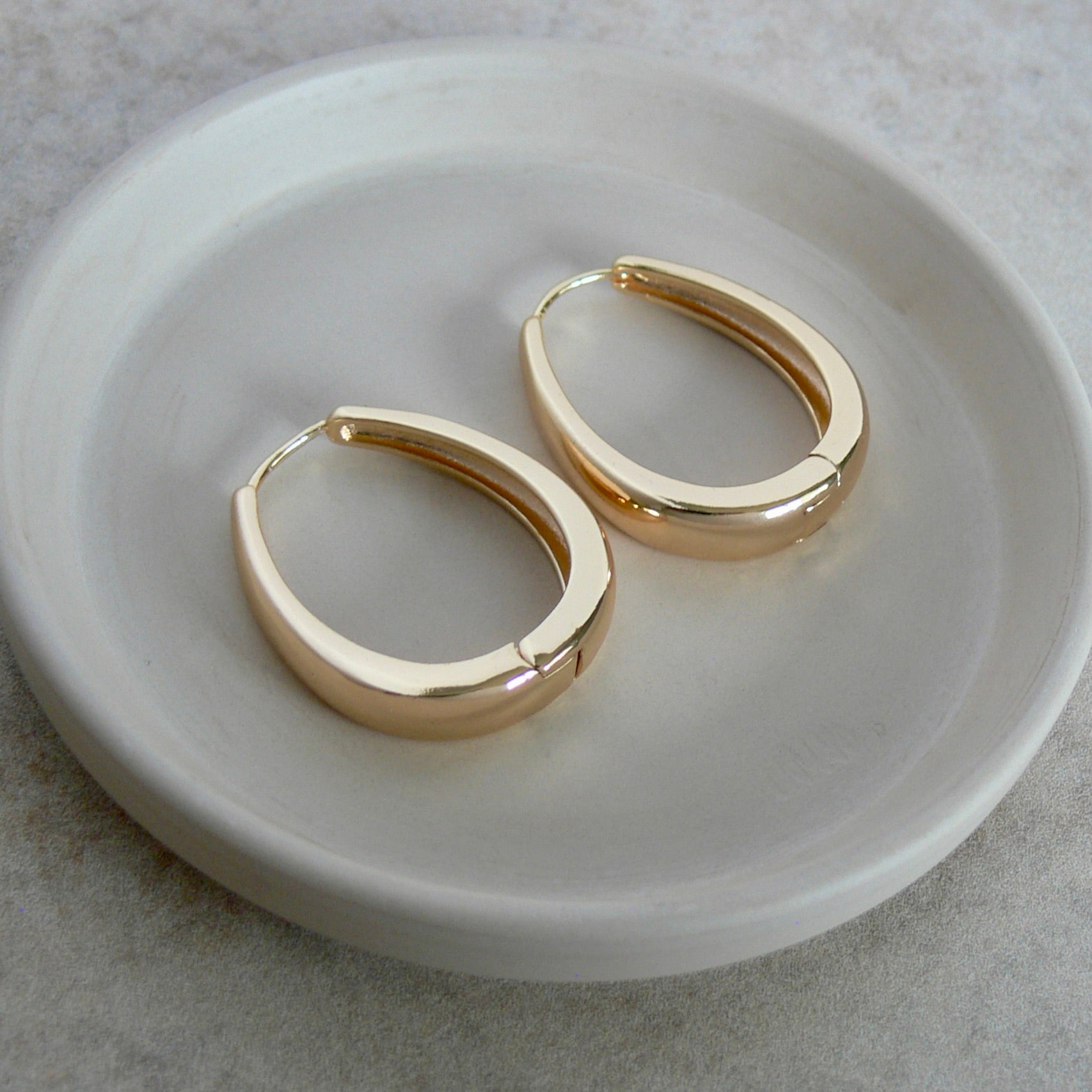 Ave Maria Hoop Earrings