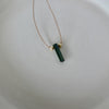 Tourmaline and Silk Necklace