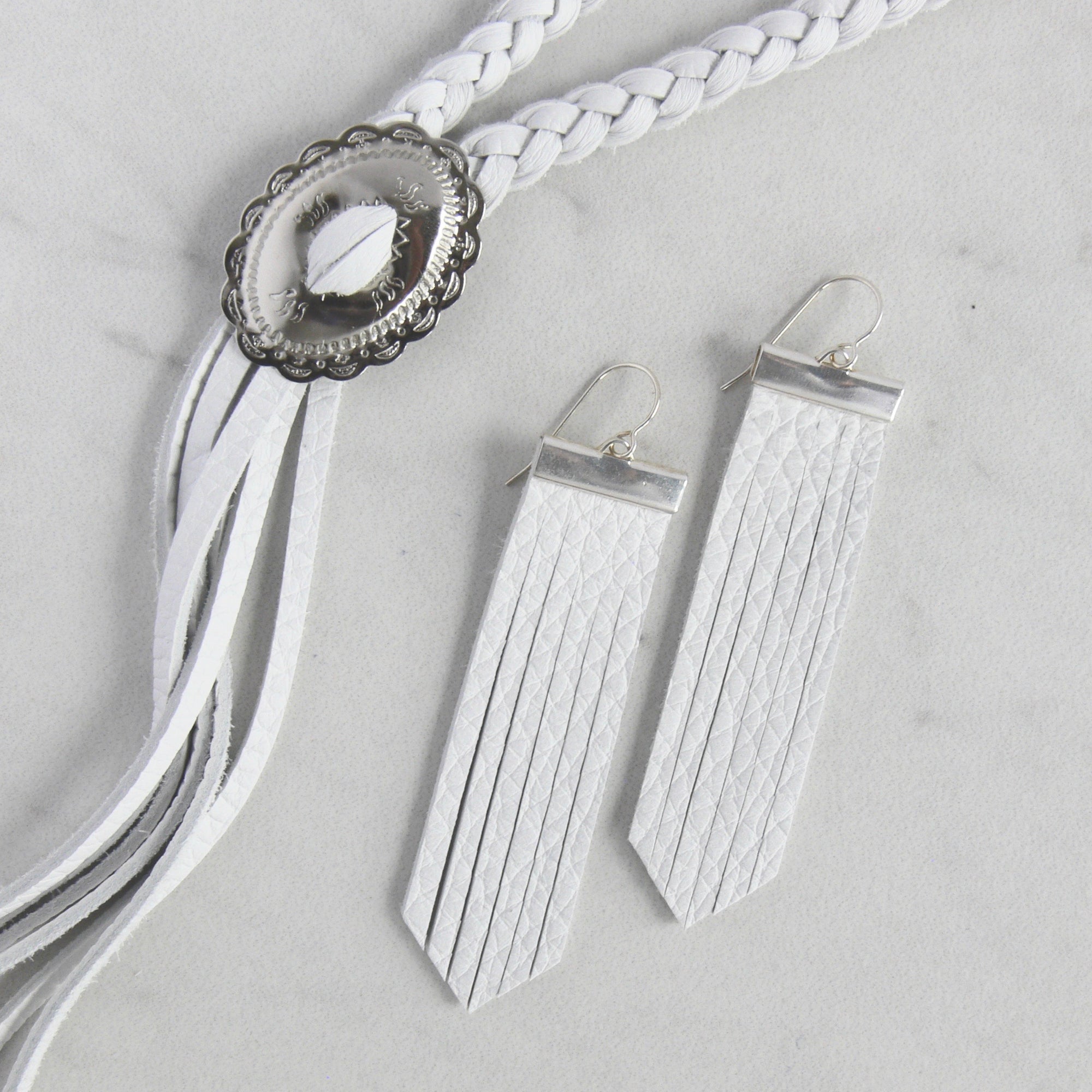 Deerskin Bolo Necklace