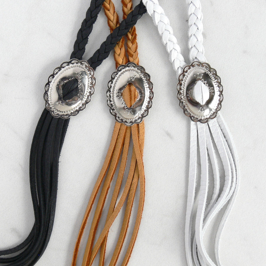 Deerskin Bolo Necklace