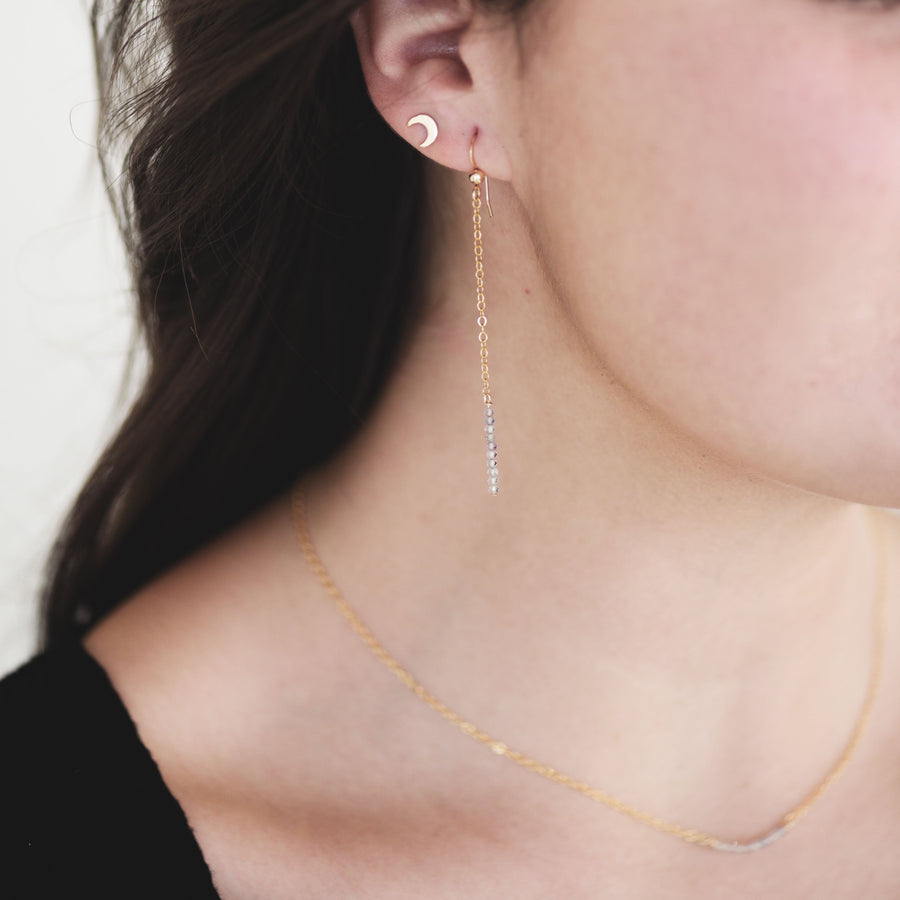 Ten Stone Earrings - Flourite