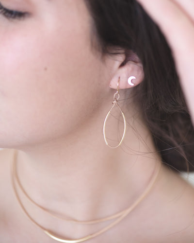 Minimal Wrap Earrings - Gold