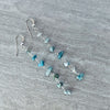 Rosary Stone Earrings-Turquoise